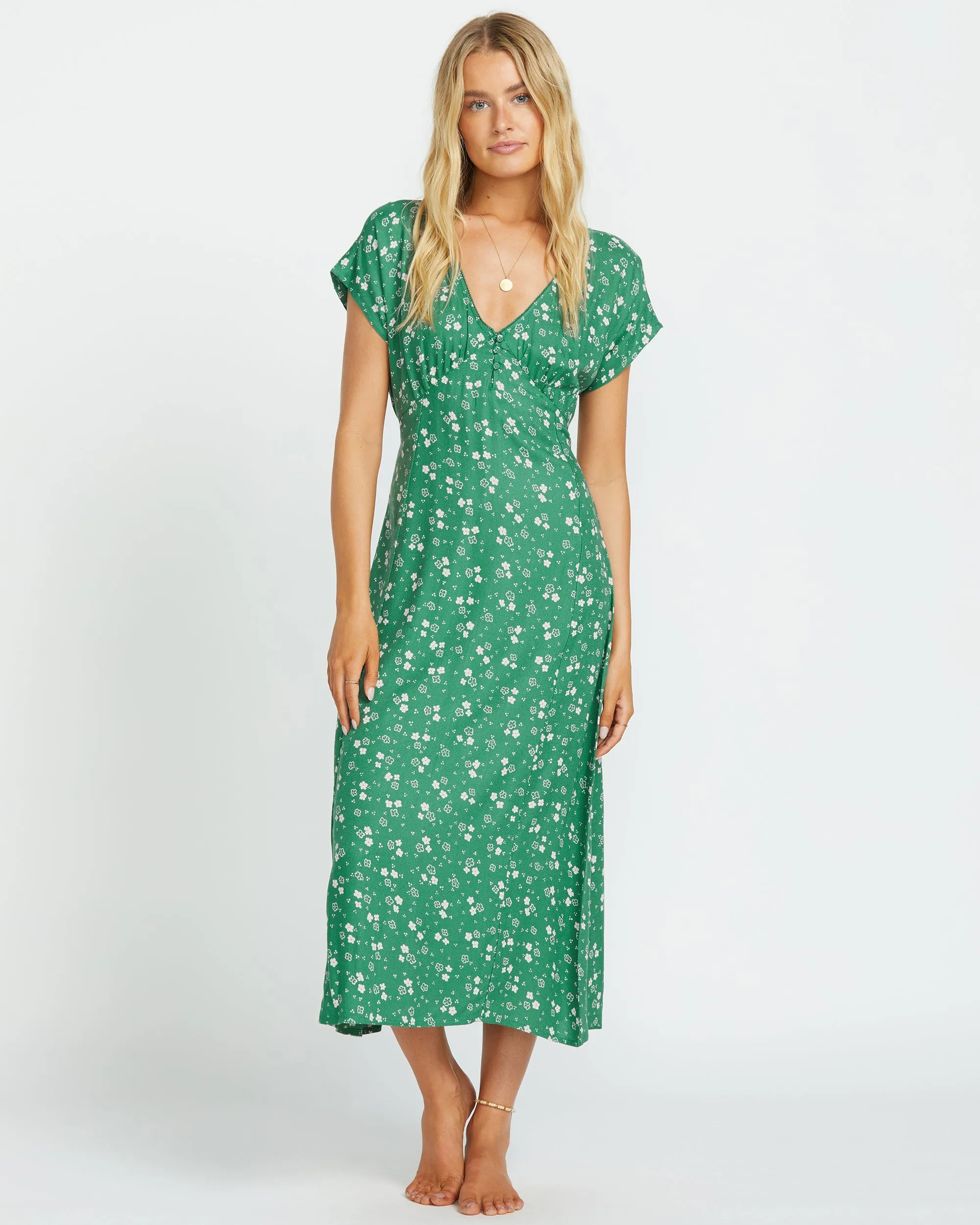 Bright Skies Midi Dress - Island Green sold by Billabong product image thumbnail 3