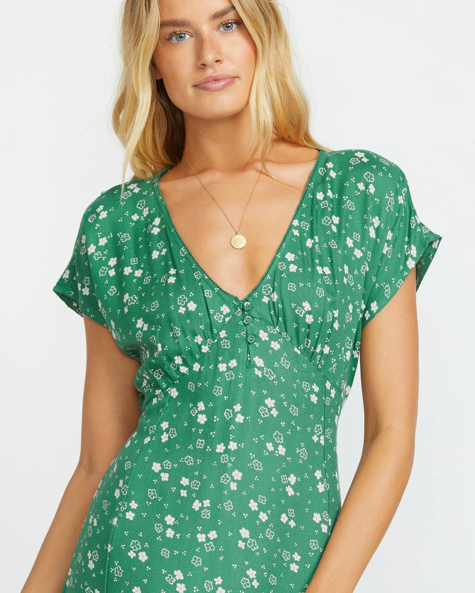 Bright Skies Midi Dress - Island Green sold by Billabong product image thumbnail 4