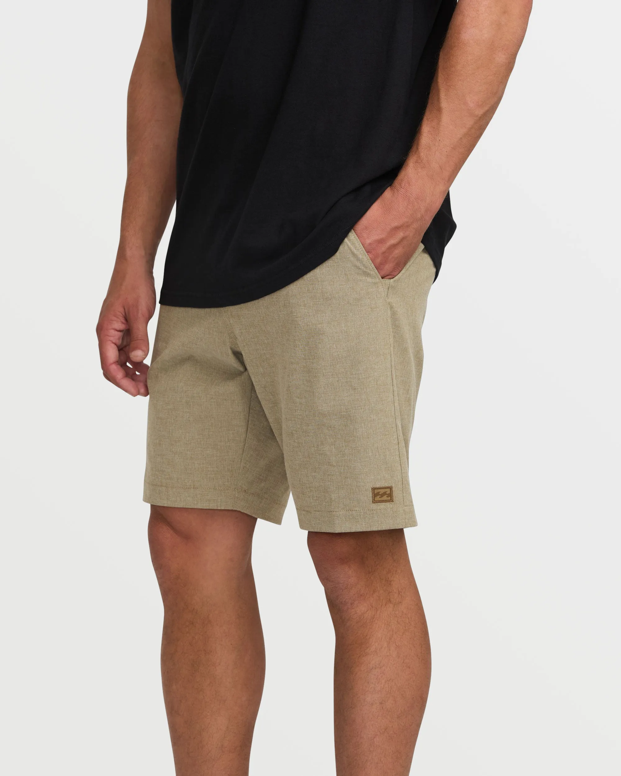 Crossfire Submersible 19" Hybrid Shorts - Khaki sold by Billabong product image thumbnail 3