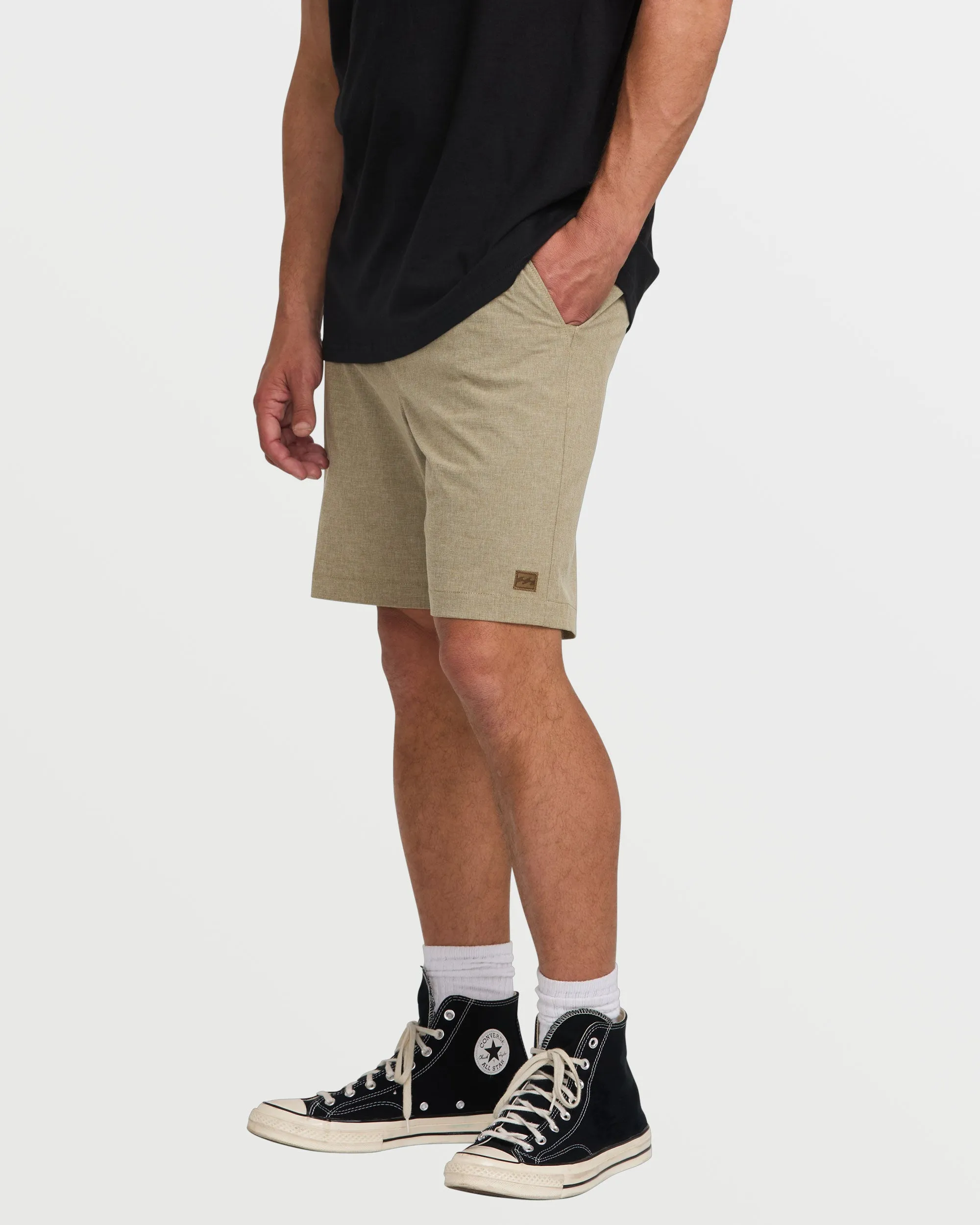 Crossfire Submersible 19" Hybrid Shorts - Khaki sold by Billabong