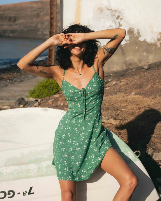 Island Love Dress - Island Green sold by Billabong