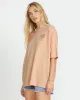 Take A Break Short Sleeve Tee - Soft Peach sold by Billabong