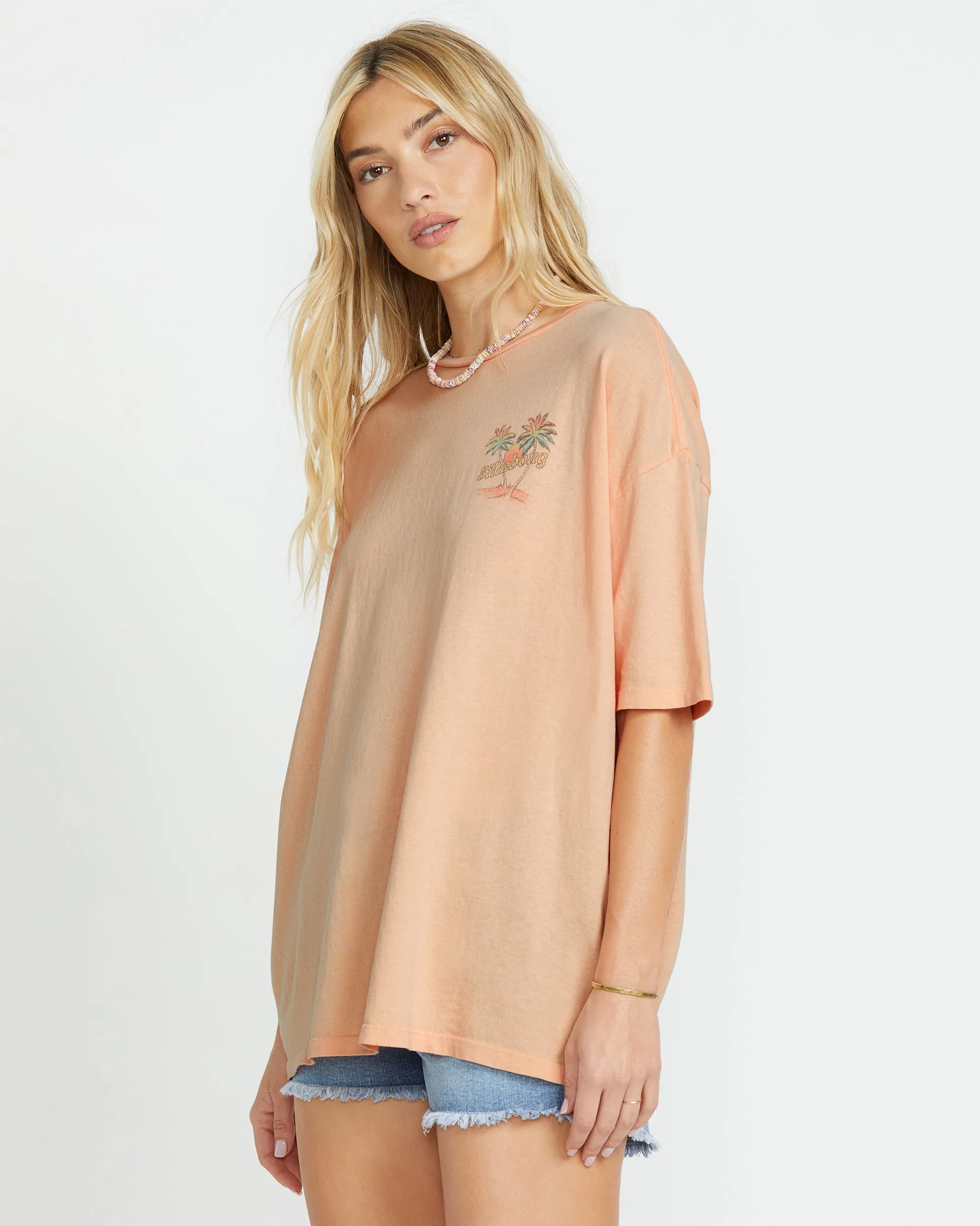 Take A Break Short Sleeve Tee - Soft Peach sold by Billabong product image thumbnail 3
