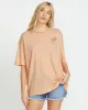 Take A Break Short Sleeve Tee - Soft Peach sold by Billabong