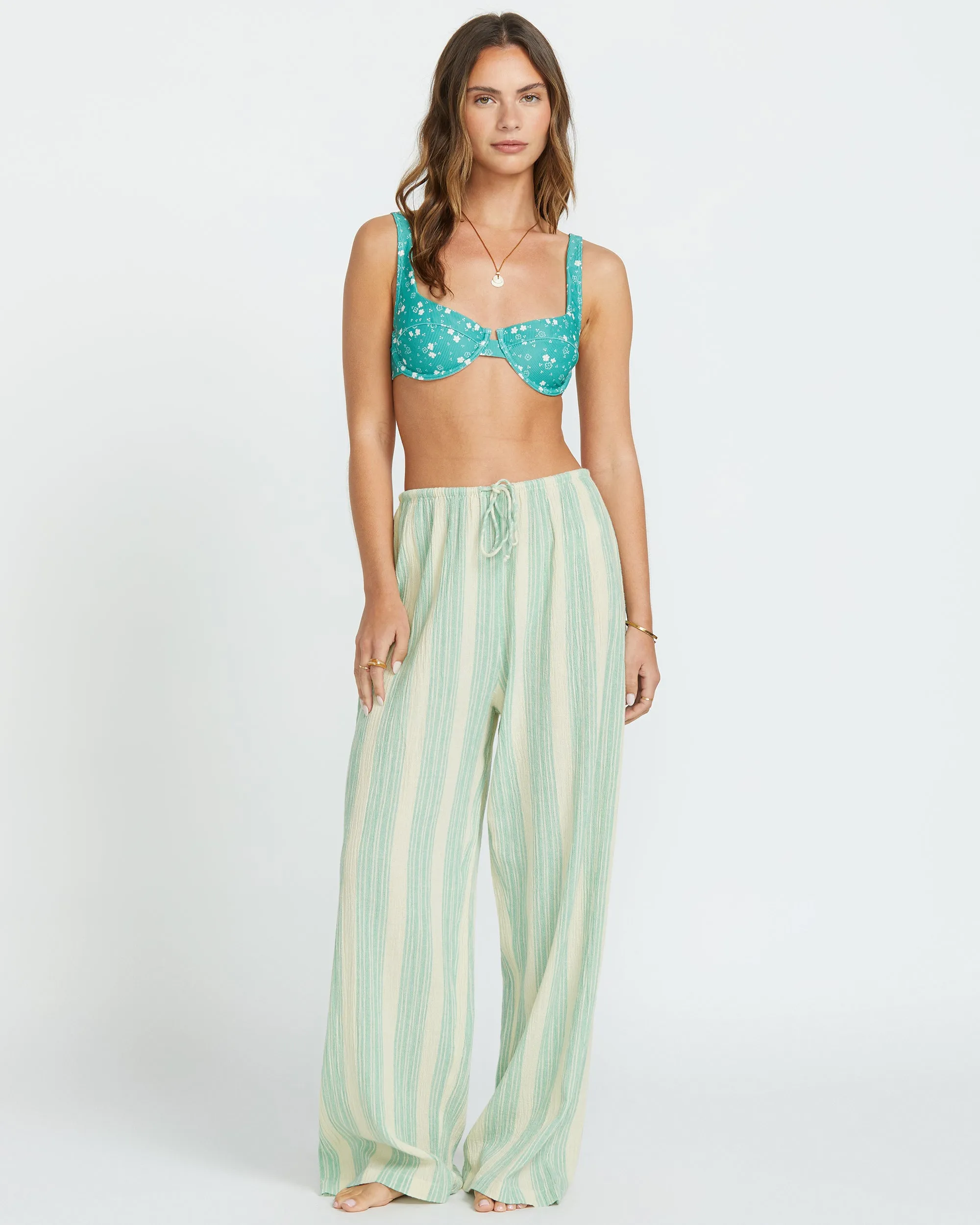 Sunny Daze Elastic Waist Pants - Island Green sold by Billabong product image thumbnail 2
