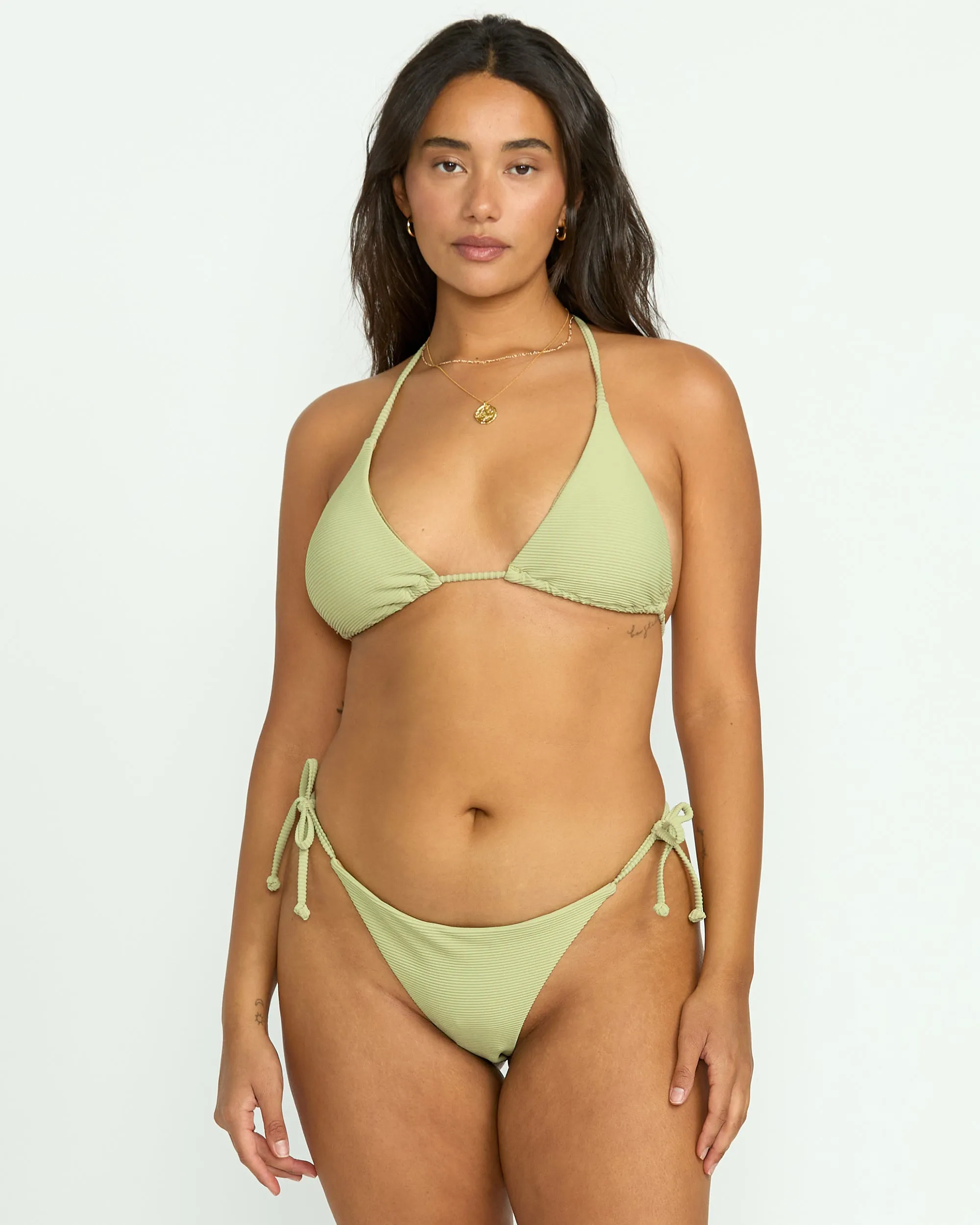 Tanlines Multi Tri Bikini Top - Avocado sold by Billabong