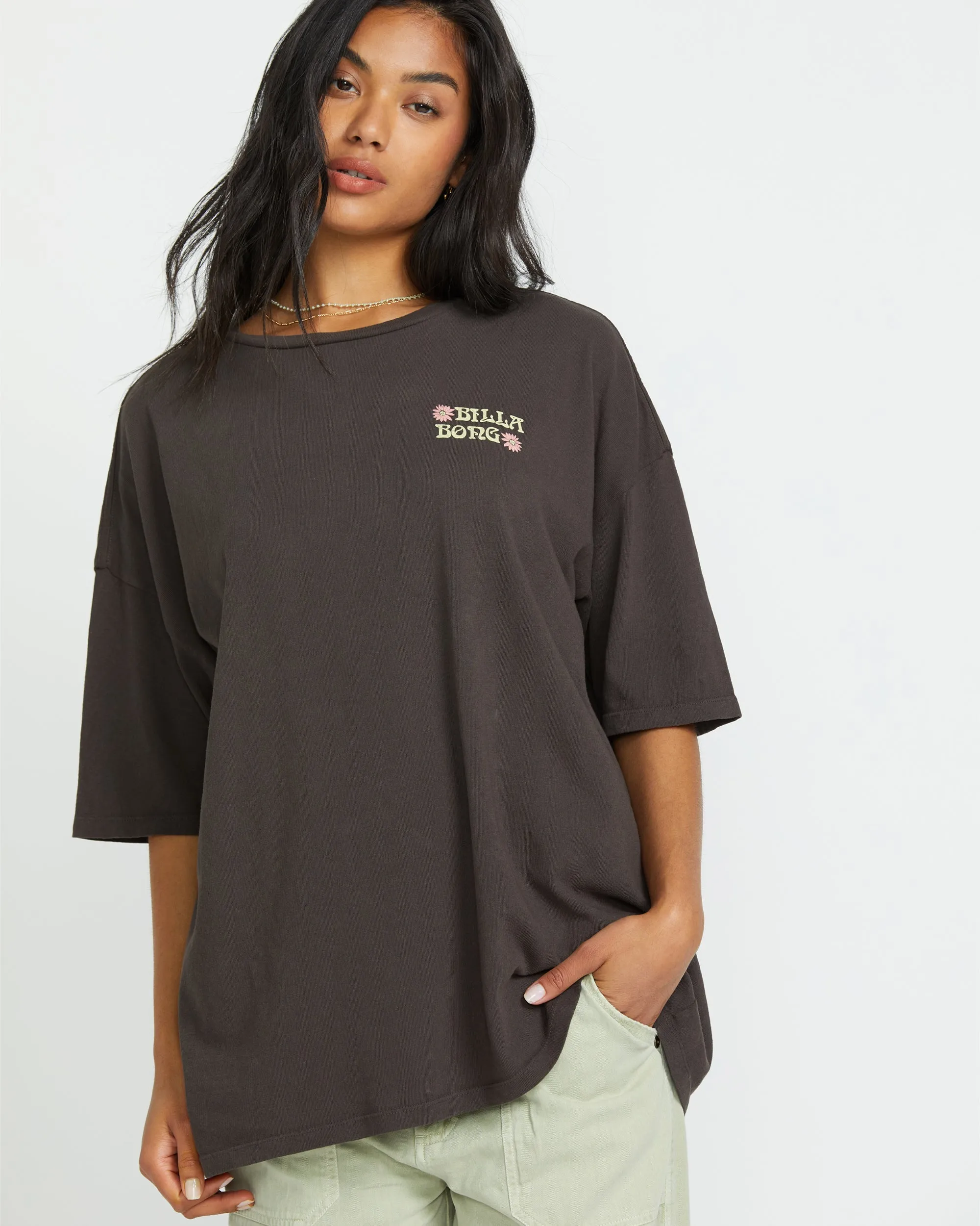 Out Until Dawn Short Sleeve Tee - Off Black sold by Billabong product image thumbnail 5