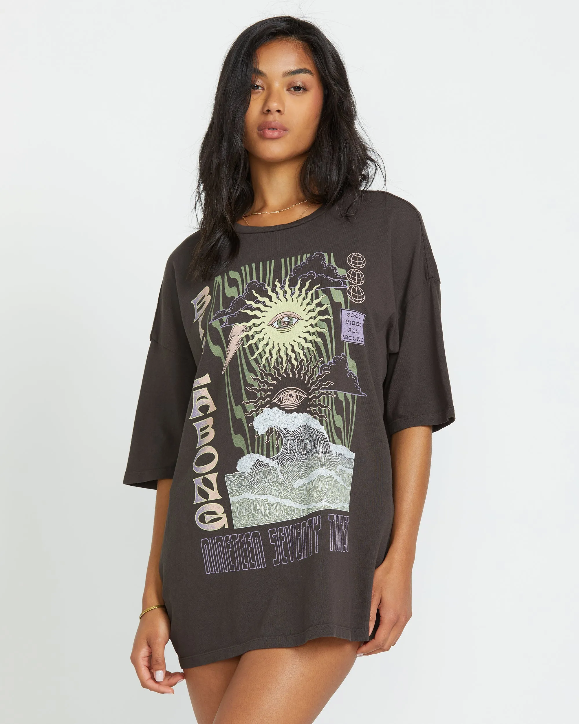 Swell Trip Short Sleeve Tee - Off Black sold by Billabong product image thumbnail 2