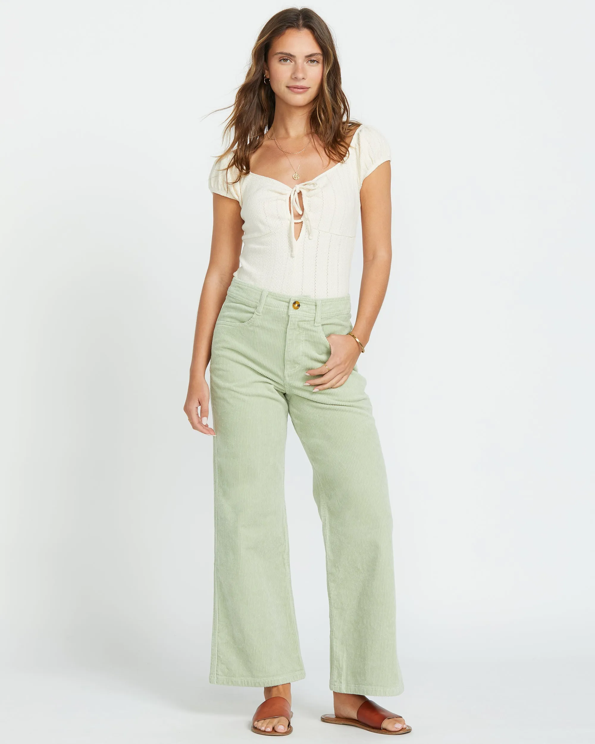 Be Free Cord Pants - Pistachio sold by Billabong product image thumbnail 2