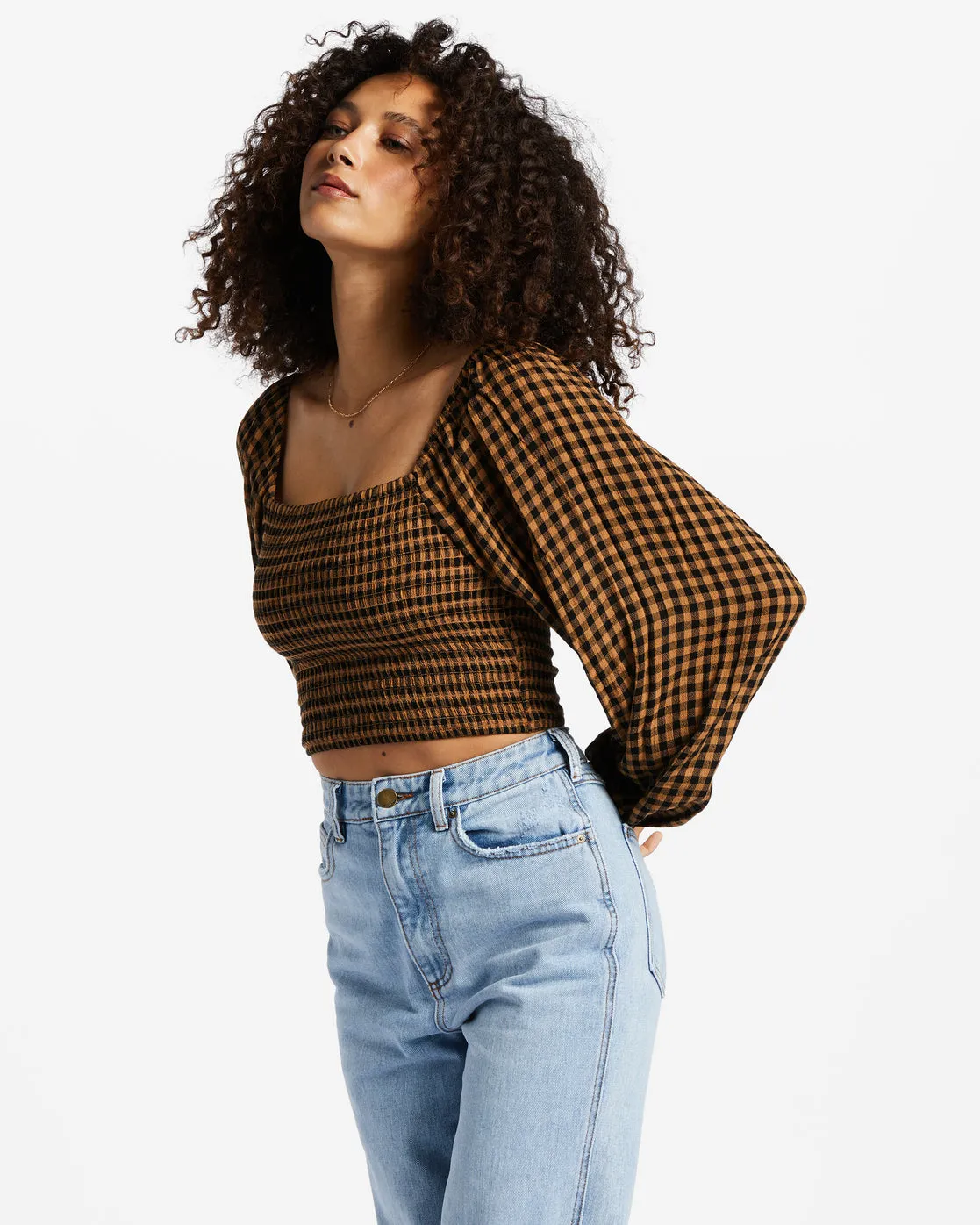 Paradise Days Top Woven Shirt - Cosmic Khaki sold by Billabong product image thumbnail 4