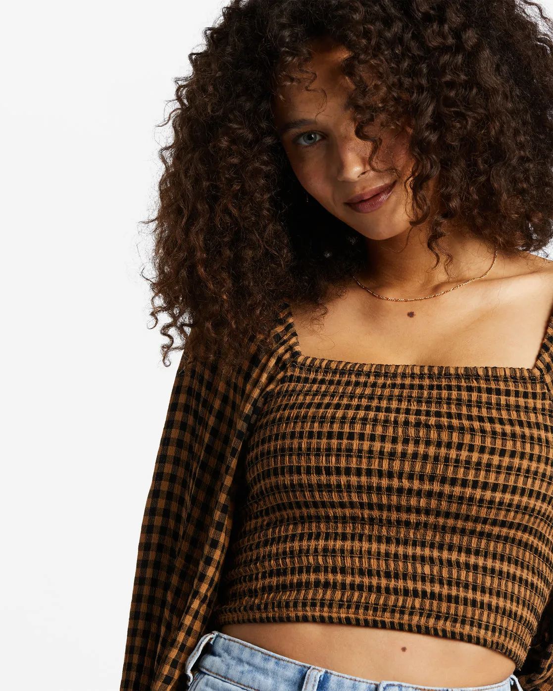 Paradise Days Top Woven Shirt - Cosmic Khaki sold by Billabong product image thumbnail 5