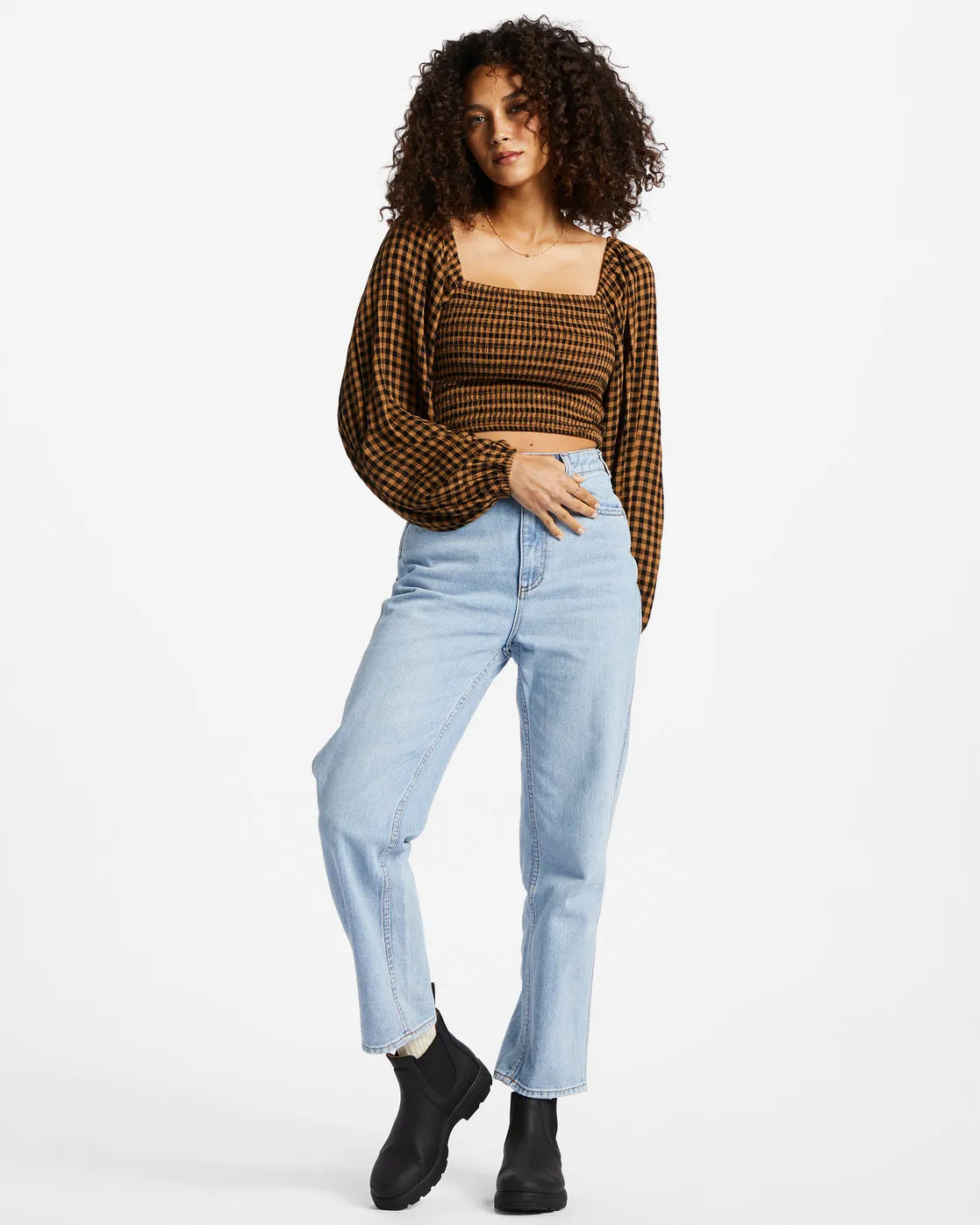 Paradise Days Top Woven Shirt - Cosmic Khaki sold by Billabong product image thumbnail 2