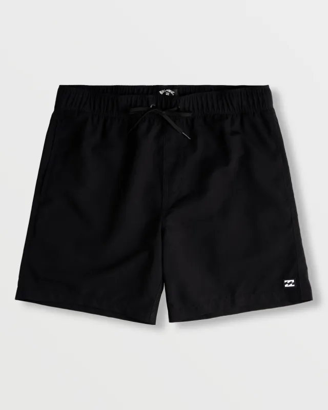 All Day Layback 16" Trunks - Black sold by Billabong