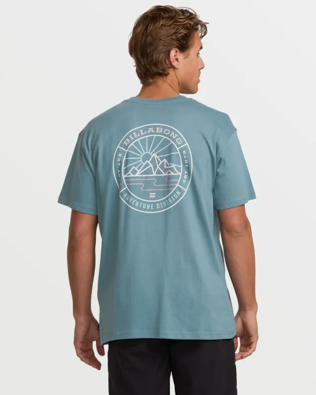 Rockies A/Div Short Sleeve Tee - Glacier Blue sold by Billabong