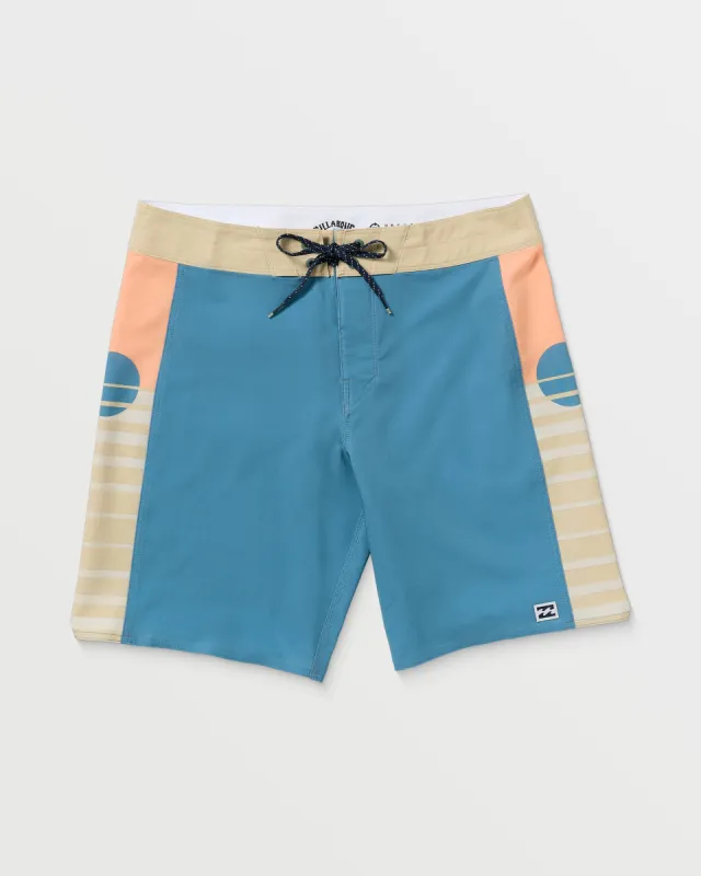 D Bah Pro Performance 18.5" Boardshorts - Glacier Blue sold by Billabong