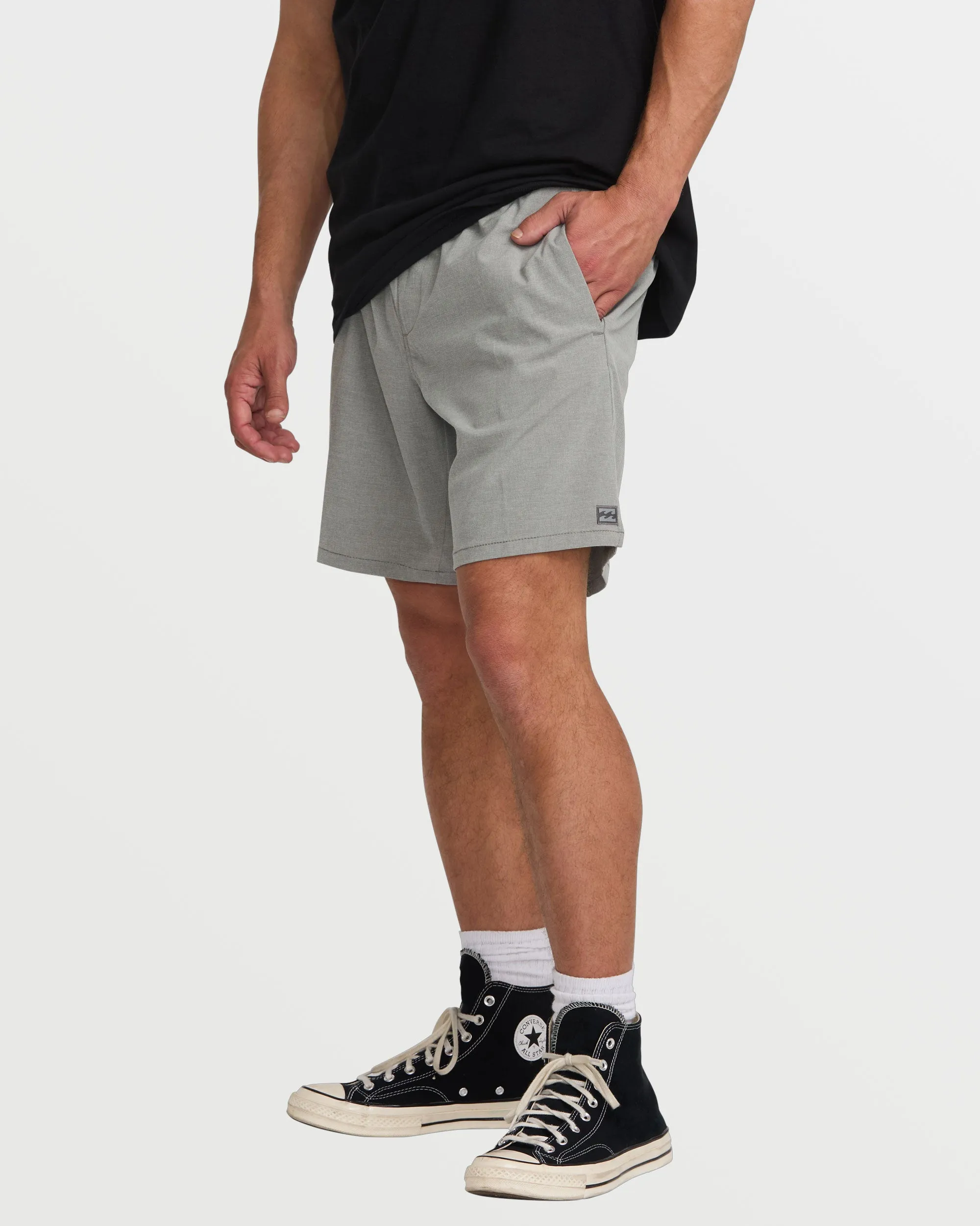 Crossfire Elastic Submersible 18" Hybrid Shorts - Grey sold by Billabong product image thumbnail 3