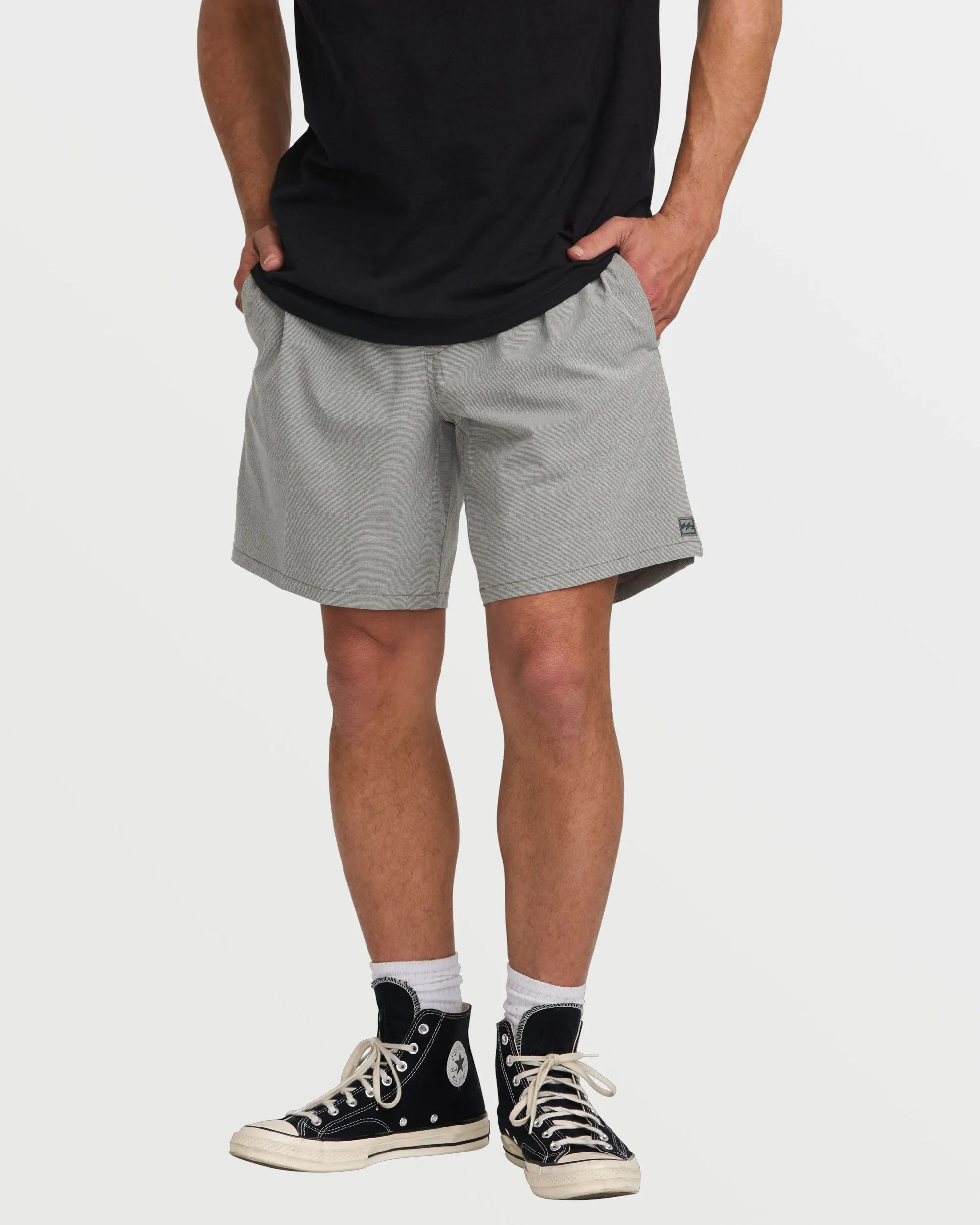 Crossfire Elastic Submersible 18" Hybrid Shorts - Grey sold by Billabong