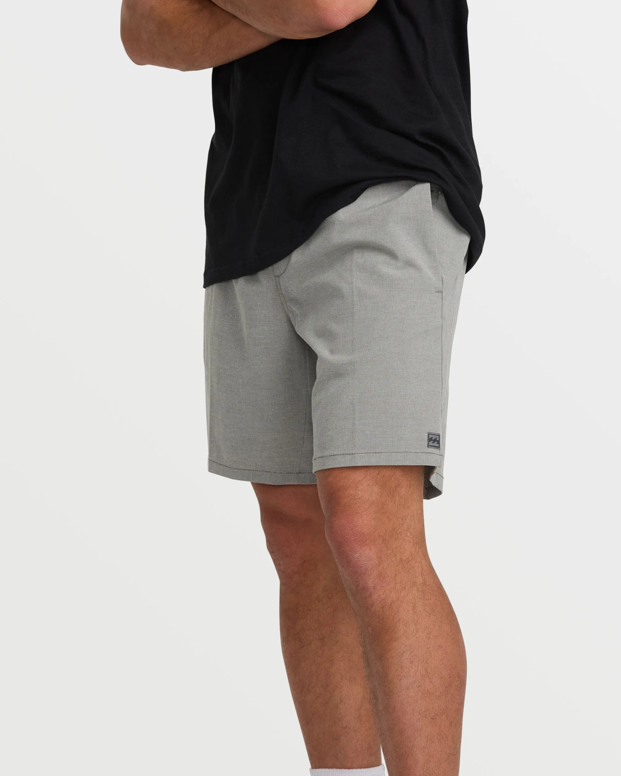 Crossfire Elastic Submersible 18" Hybrid Shorts - Grey sold by Billabong product image thumbnail 4