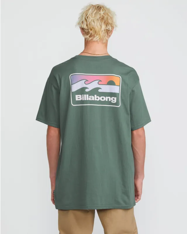 Runner Premium Short Sleeve Tee - Dark Slate sold by Billabong
