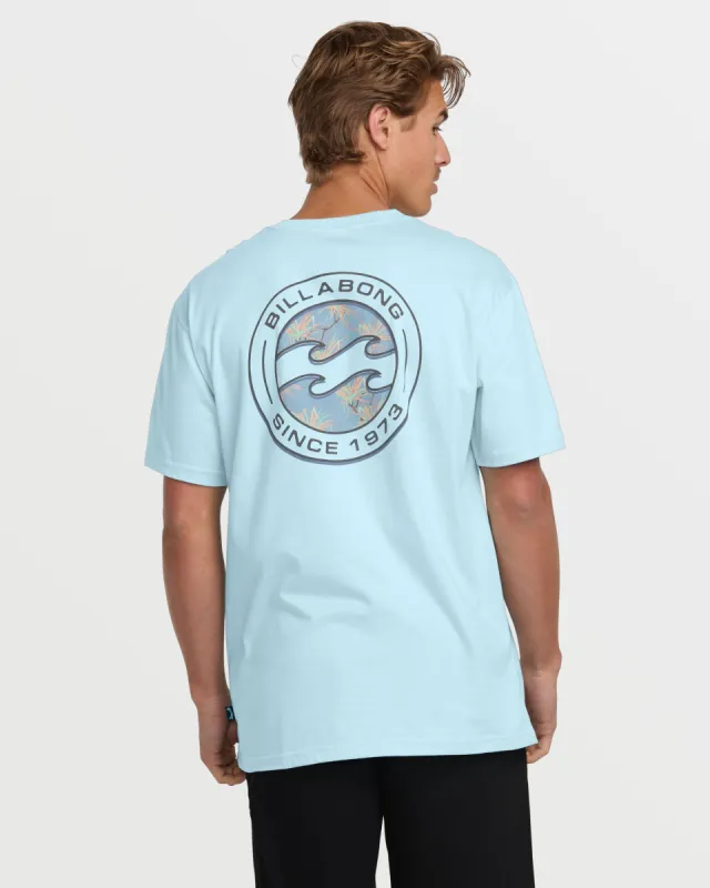 Hollow Premium Short Sleeve Tee - Coastal Blue sold by Billabong