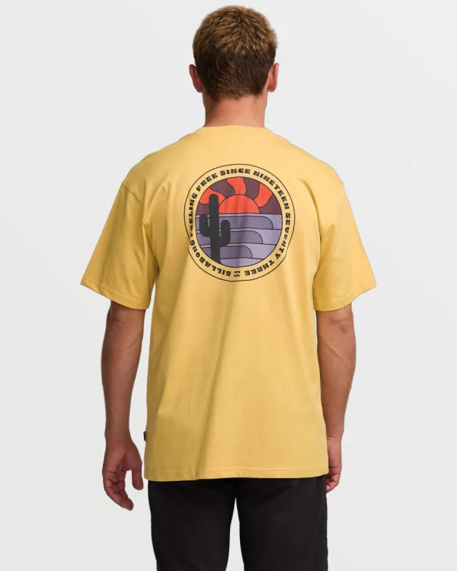 Shine Bright Regular Short Sleeve Tee - Vintage Gold sold by Billabong