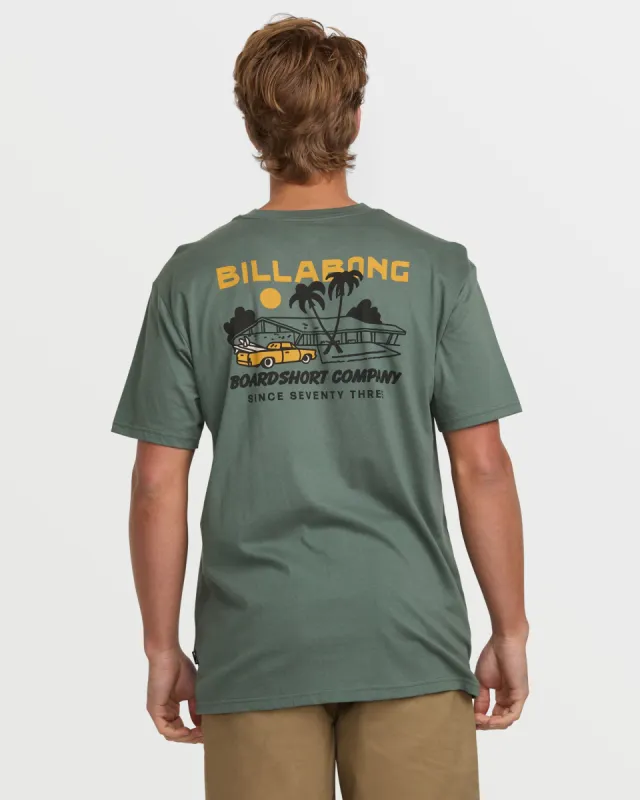 Palm Springs Premium Short Sleeve Tee - Dark Slate sold by Billabong