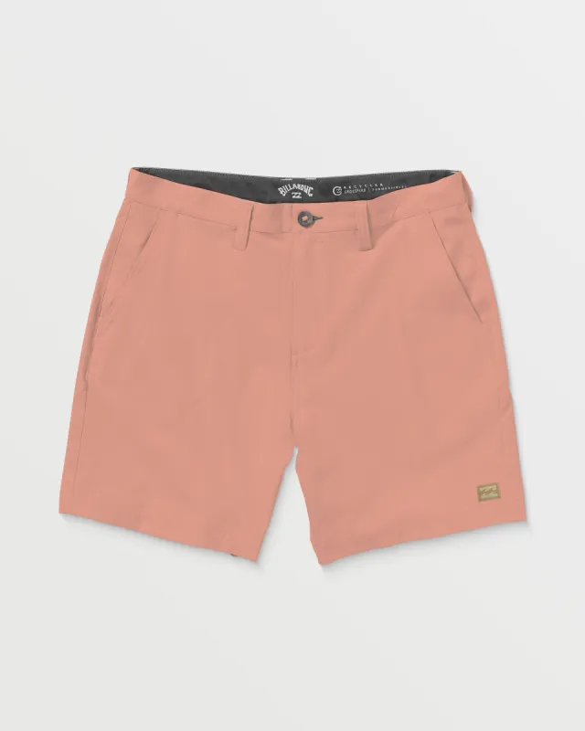 Crossfire Submersible 17" Hybrid Shorts - Salmon sold by Billabong