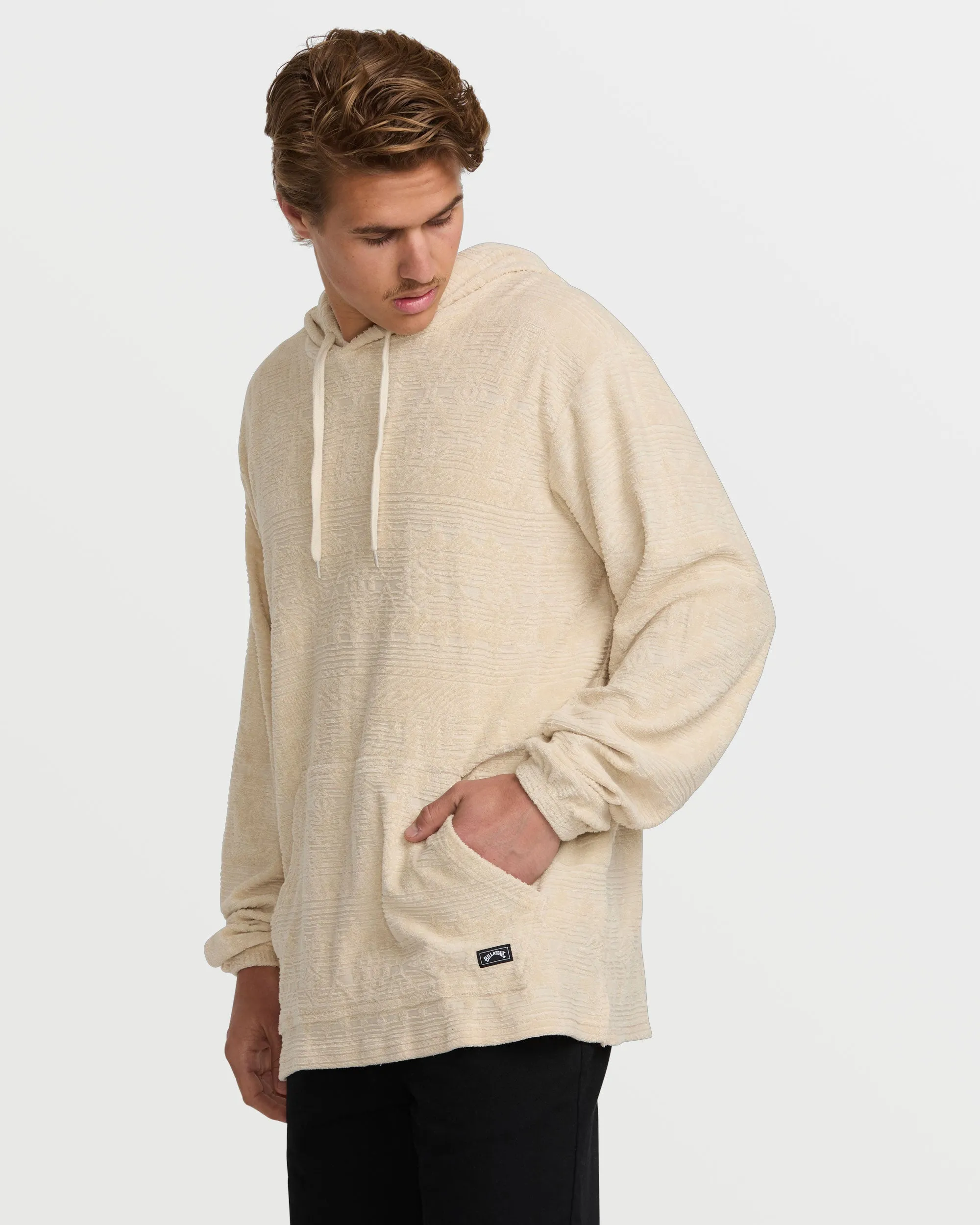 Flecker Jacquard Pullover Sweatshirt - Chino sold by Billabong product image thumbnail 3