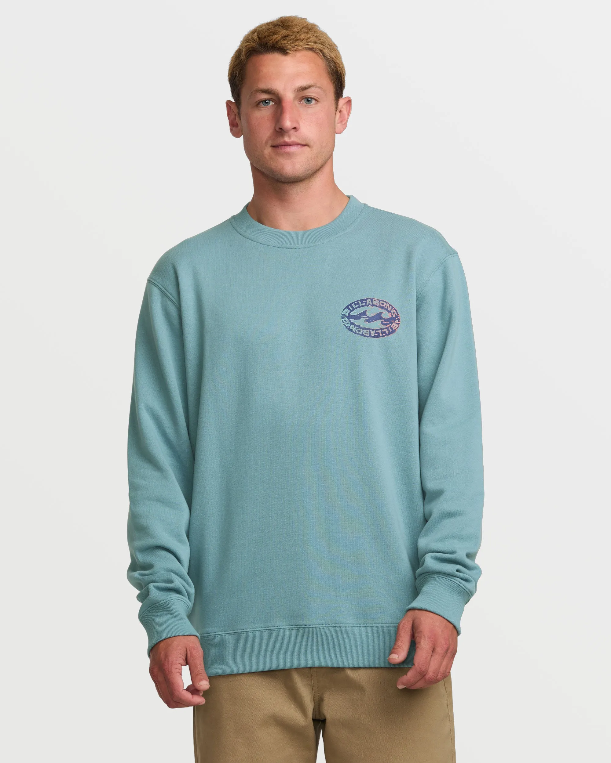 Short Sands Crew Sweatshirt - Washed Blue sold by Billabong product image thumbnail 2