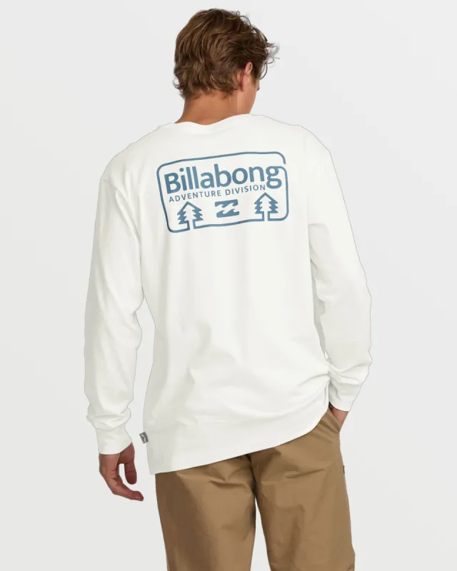 Range A/Div Long Sleeve Tee - Off White sold by Billabong