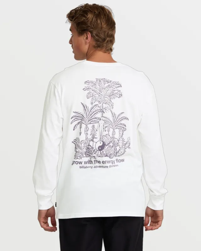 Grow A/Div Long Sleeve Tee - White made by Billabong