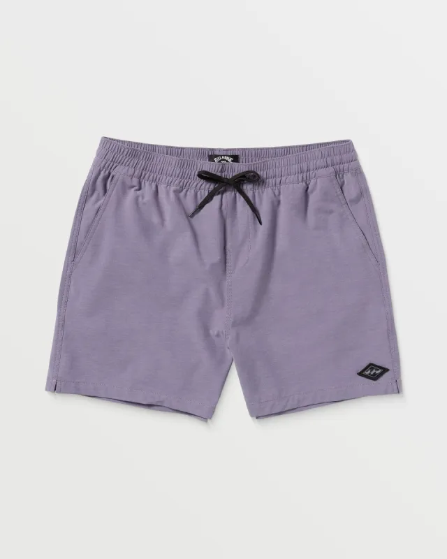 Every Other Day Layback 16" Trunks - Lavender sold by Billabong