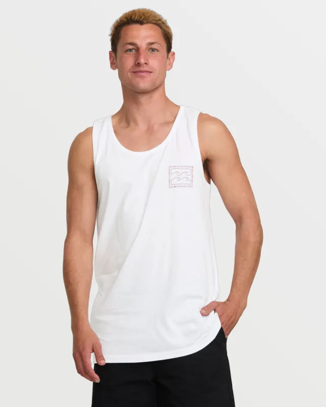 Crayon Wave Premium Tank - White sold by Billabong