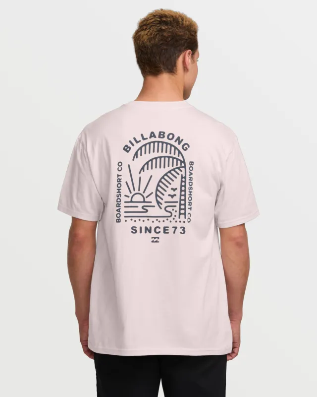 Last Light Premium Short Sleeve Tee - Light Pink sold by Billabong
