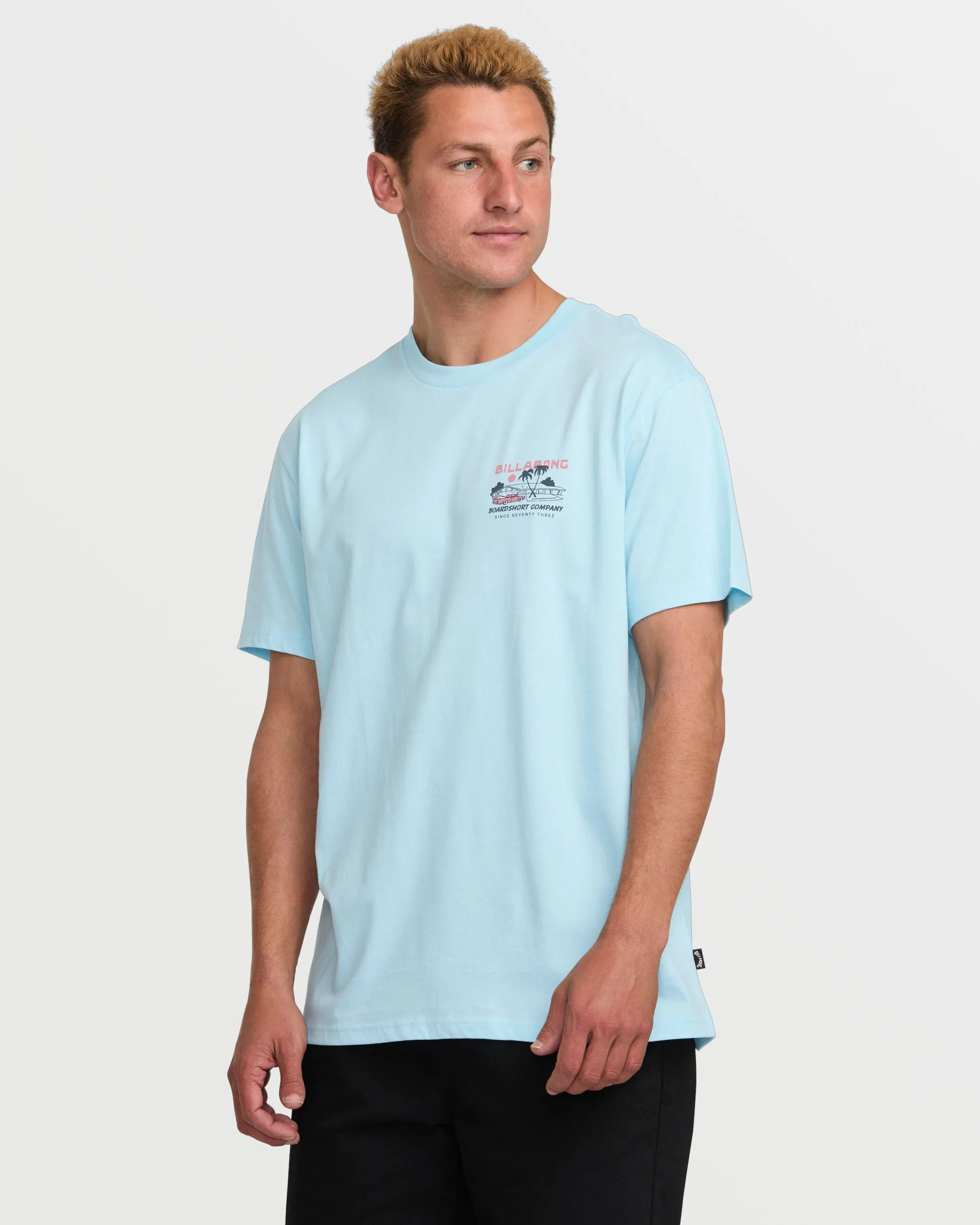Palm Springs Premium Short Sleeve Tee - Coastal Blue sold by Billabong product image thumbnail 3