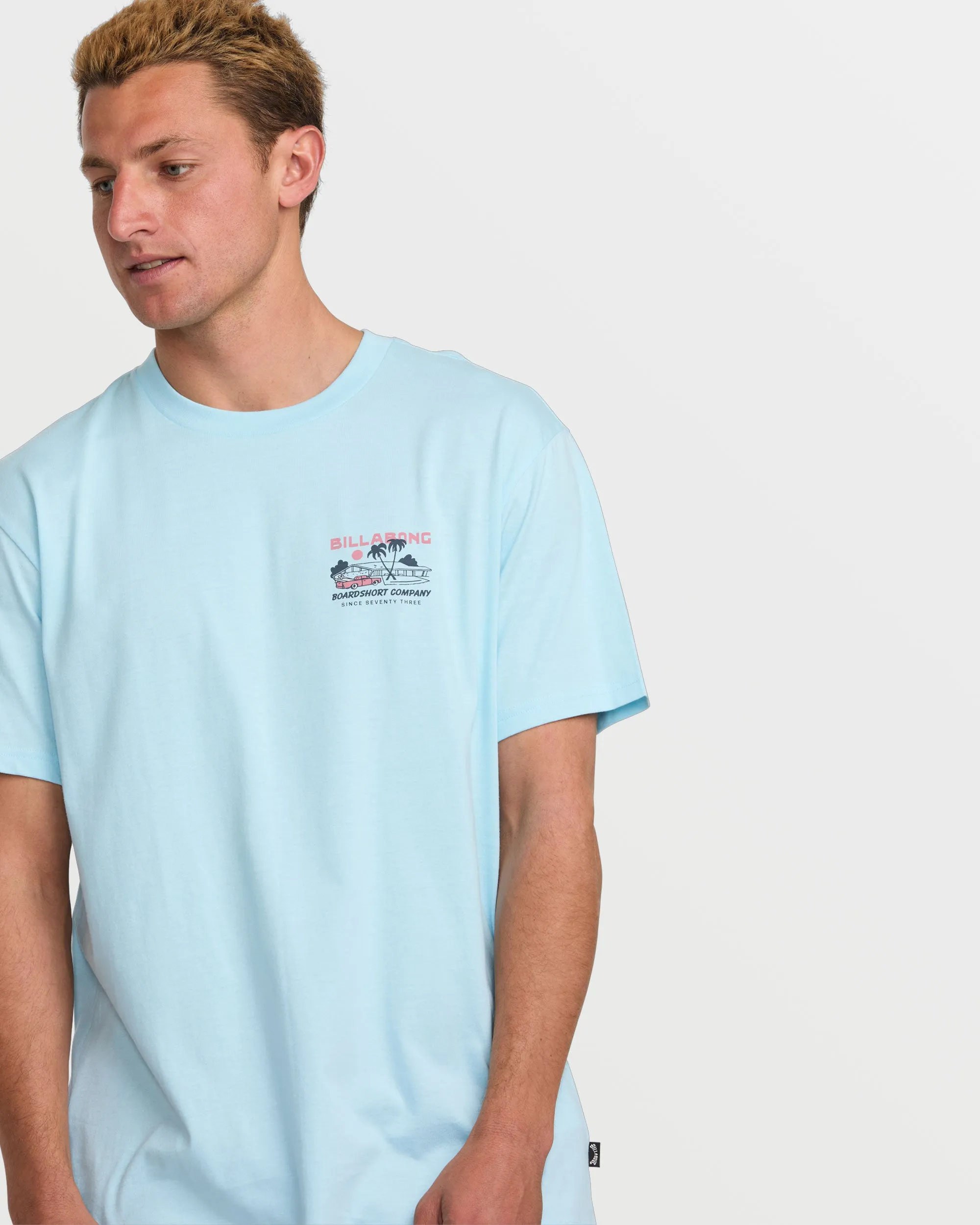 Palm Springs Premium Short Sleeve Tee - Coastal Blue sold by Billabong product image thumbnail 4