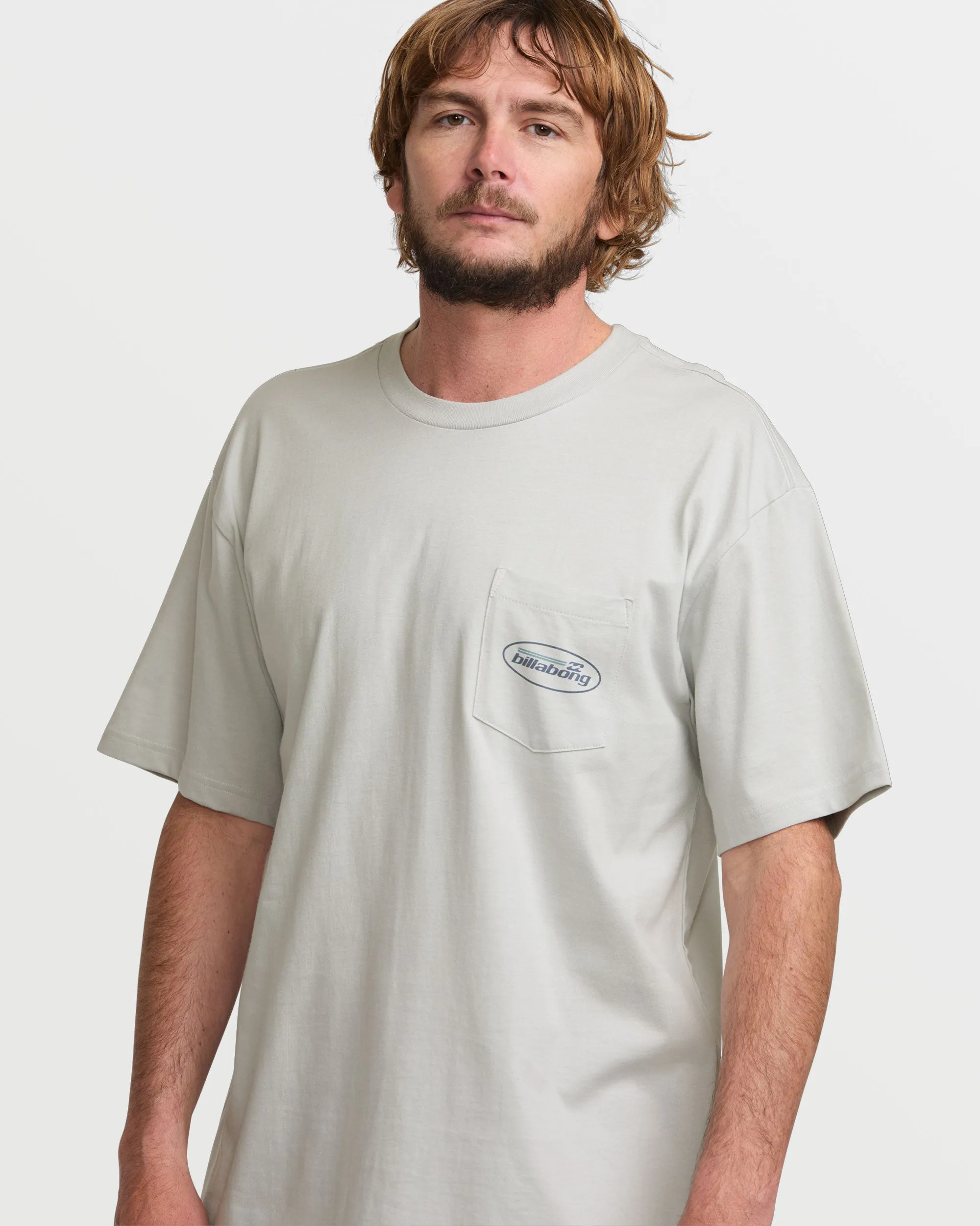 Bad Dog Regular Short Sleeve Tee - Silver sold by Billabong product image thumbnail 4