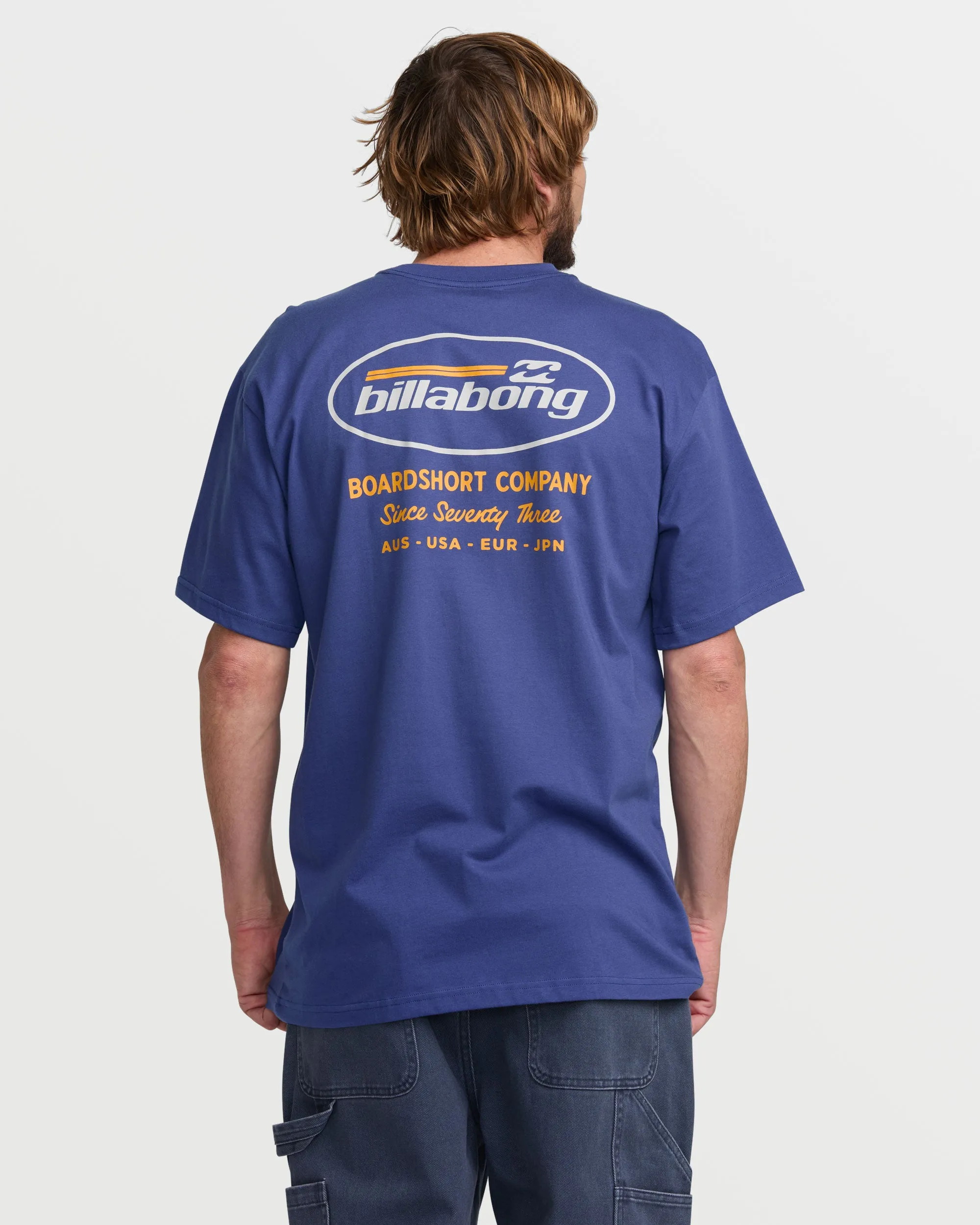 Bad Dog Regular Short Sleeve Tee - Deep Blue sold by Billabong