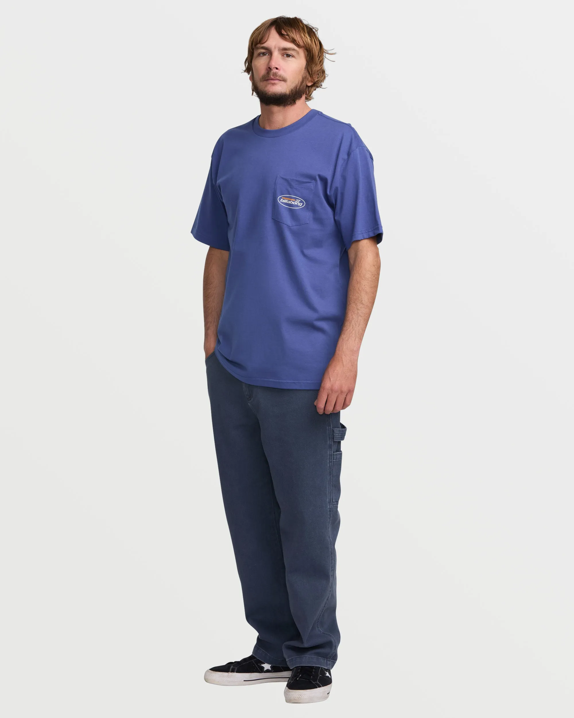 Bad Dog Regular Short Sleeve Tee - Deep Blue sold by Billabong product image thumbnail 5