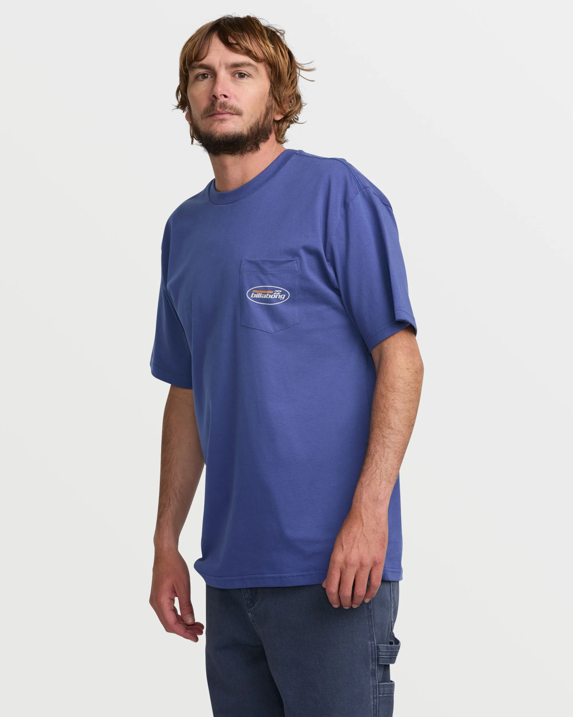 Bad Dog Regular Short Sleeve Tee - Deep Blue sold by Billabong product image thumbnail 3