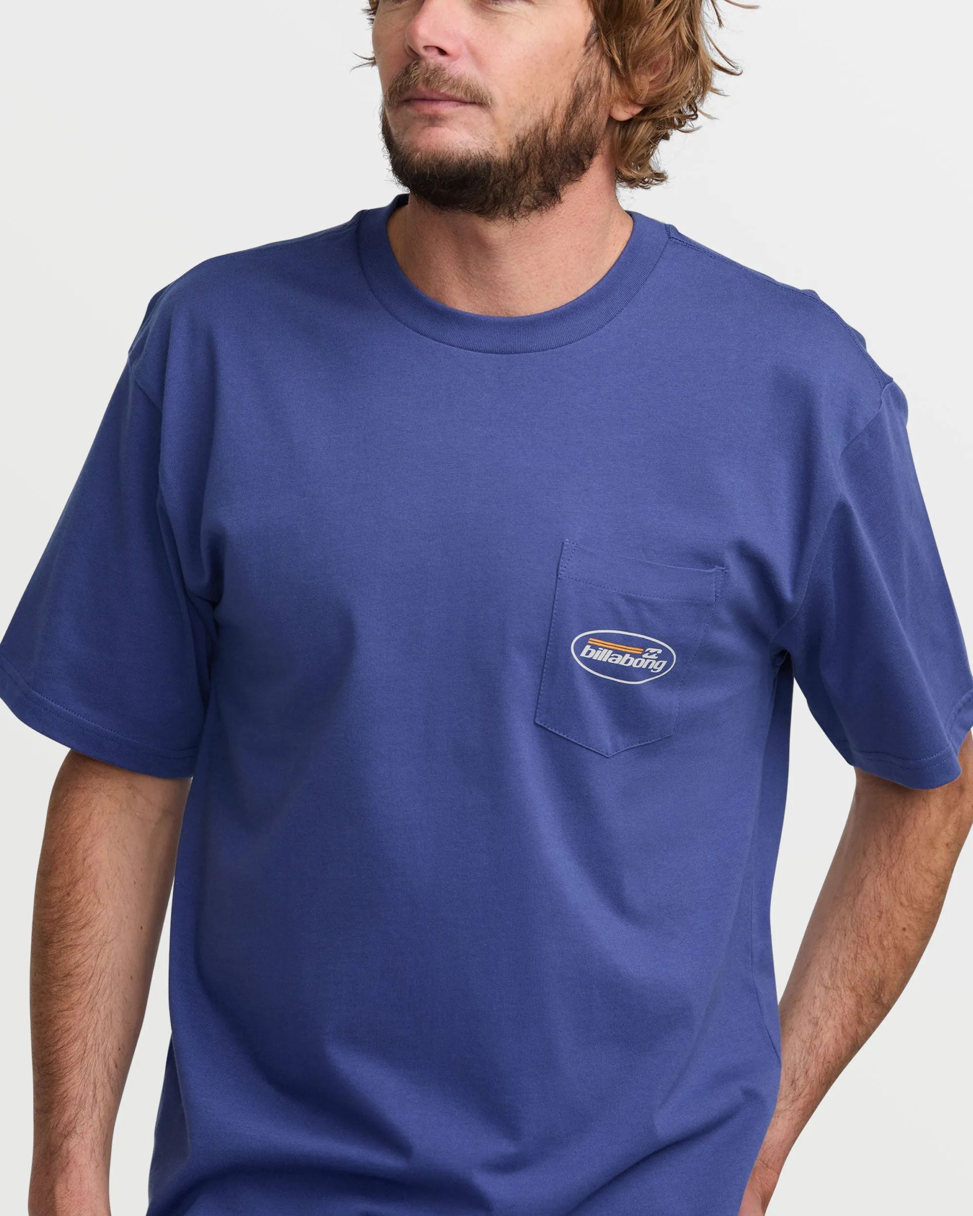 Bad Dog Regular Short Sleeve Tee - Deep Blue sold by Billabong product image thumbnail 4