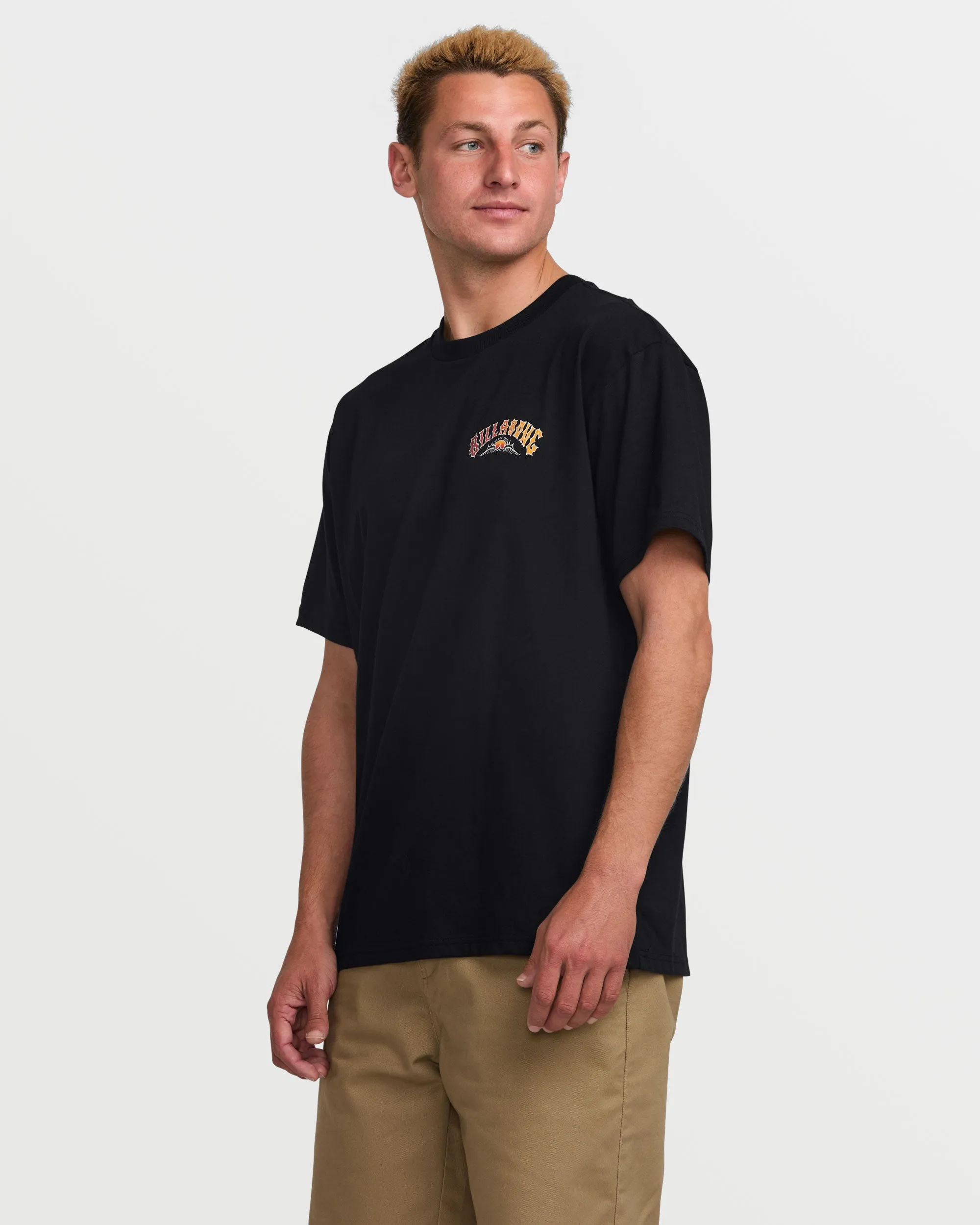 Throwback Regular Short Sleeve Tee - Black sold by Billabong product image thumbnail 3