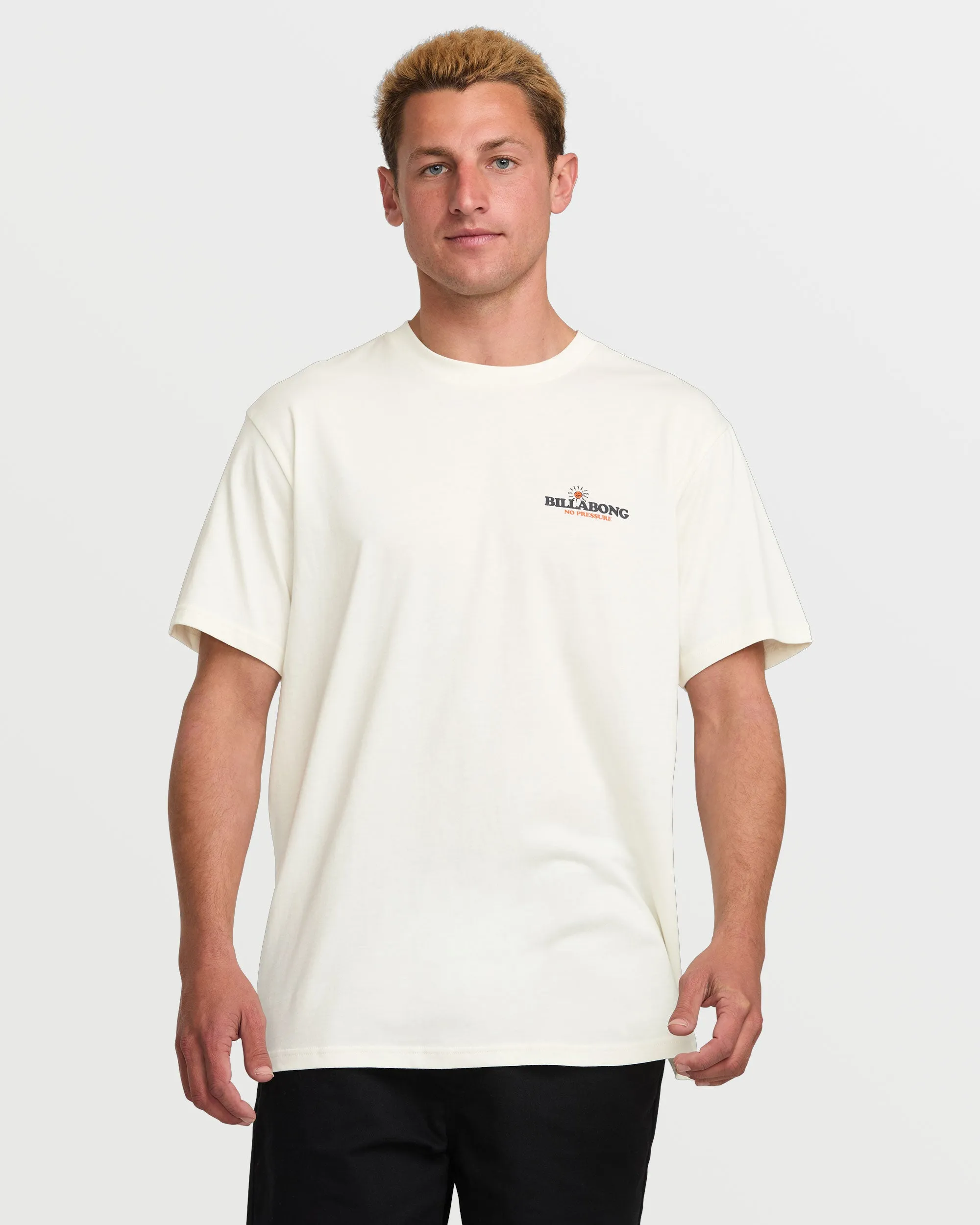 No Pressure Premium Short Sleeve Tee - Off White sold by Billabong product image thumbnail 2