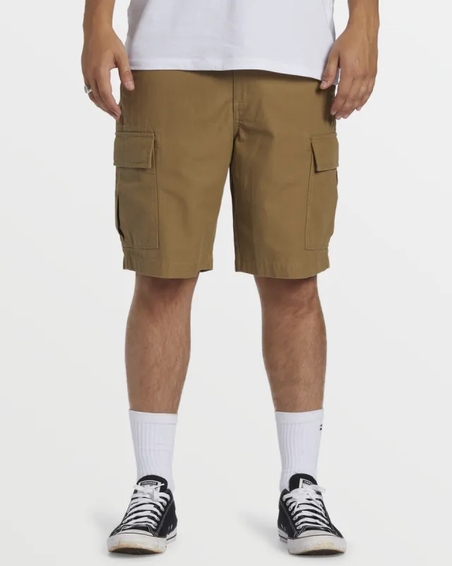 Combat Cargo 21" Shorts - Light Khaki sold by Billabong