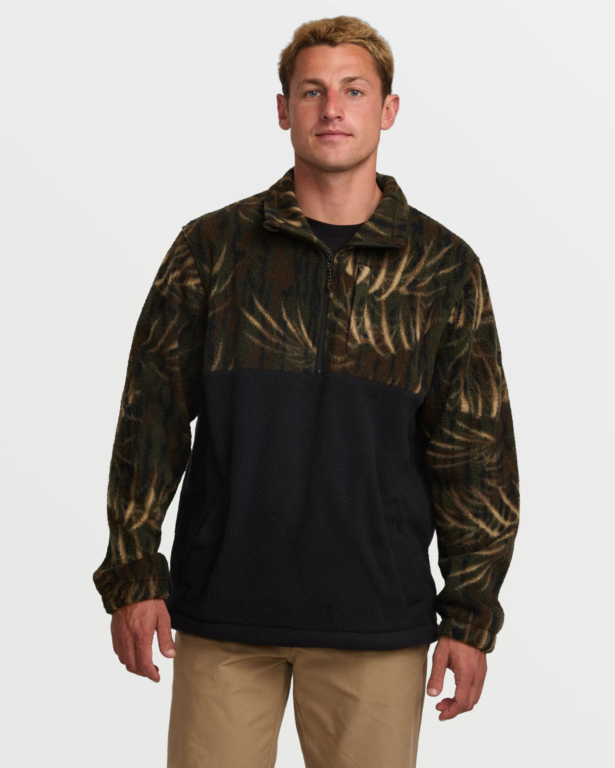 Boundary Mock Sweatshirt - Camo sold by Billabong