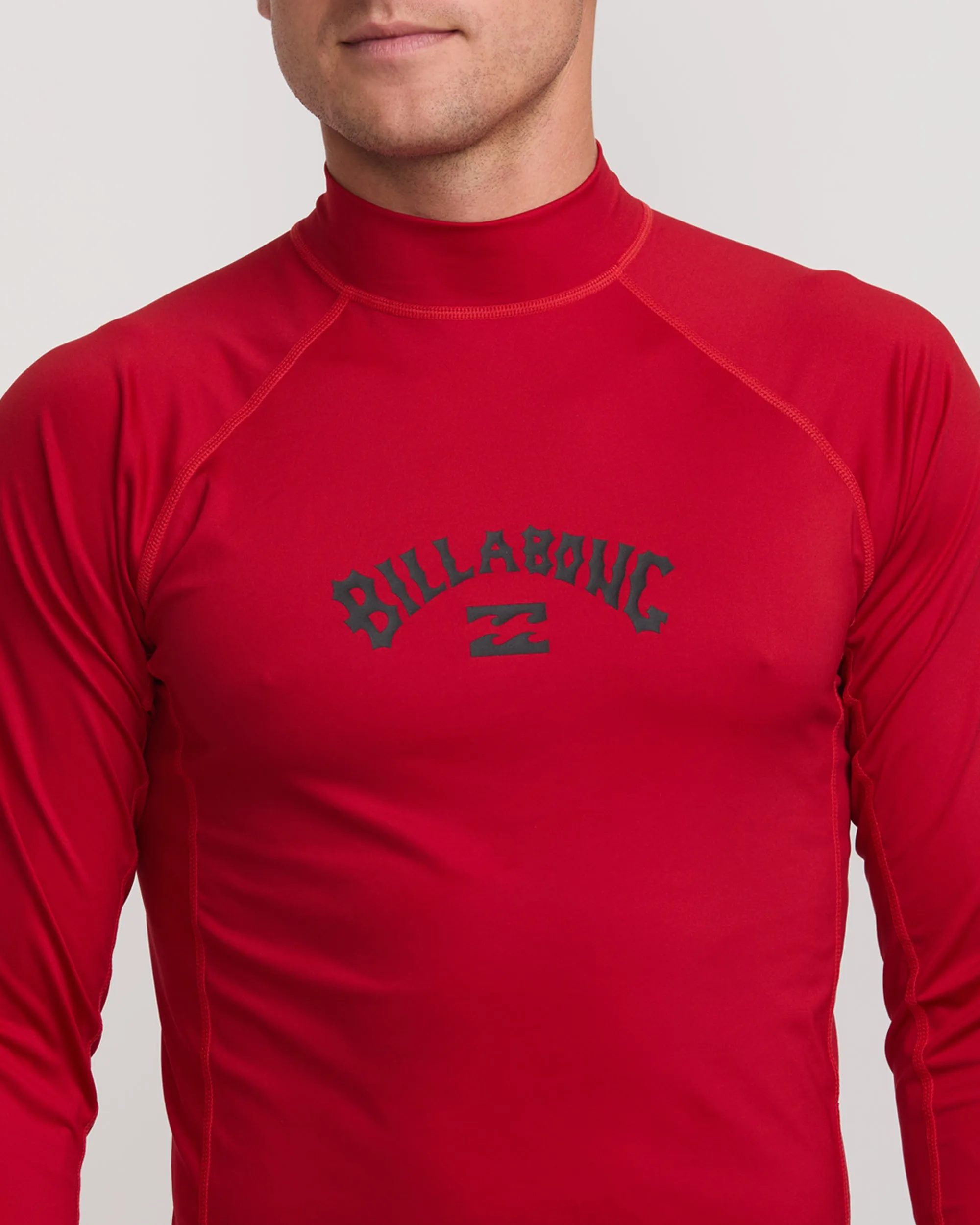 Arch Performance Fit Long Sleeve Rashguard - Scarlet sold by Billabong product image thumbnail 4