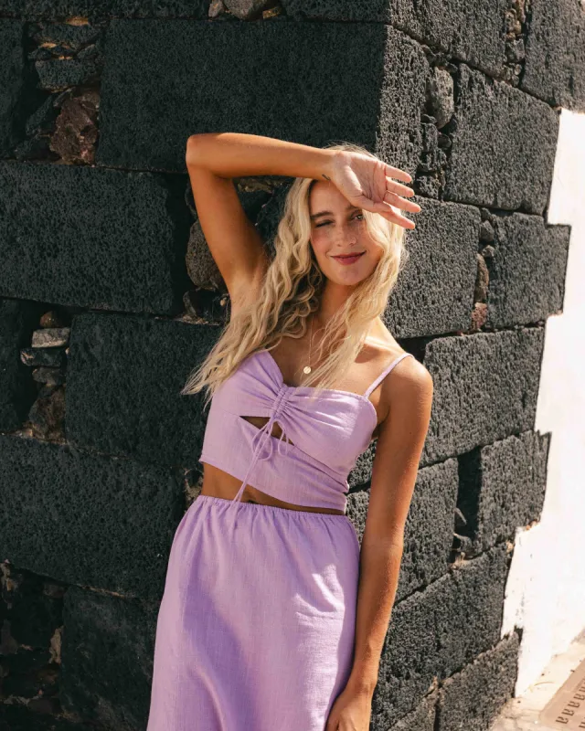 Lost Lovers Top - Amethyst Smoke made by Billabong