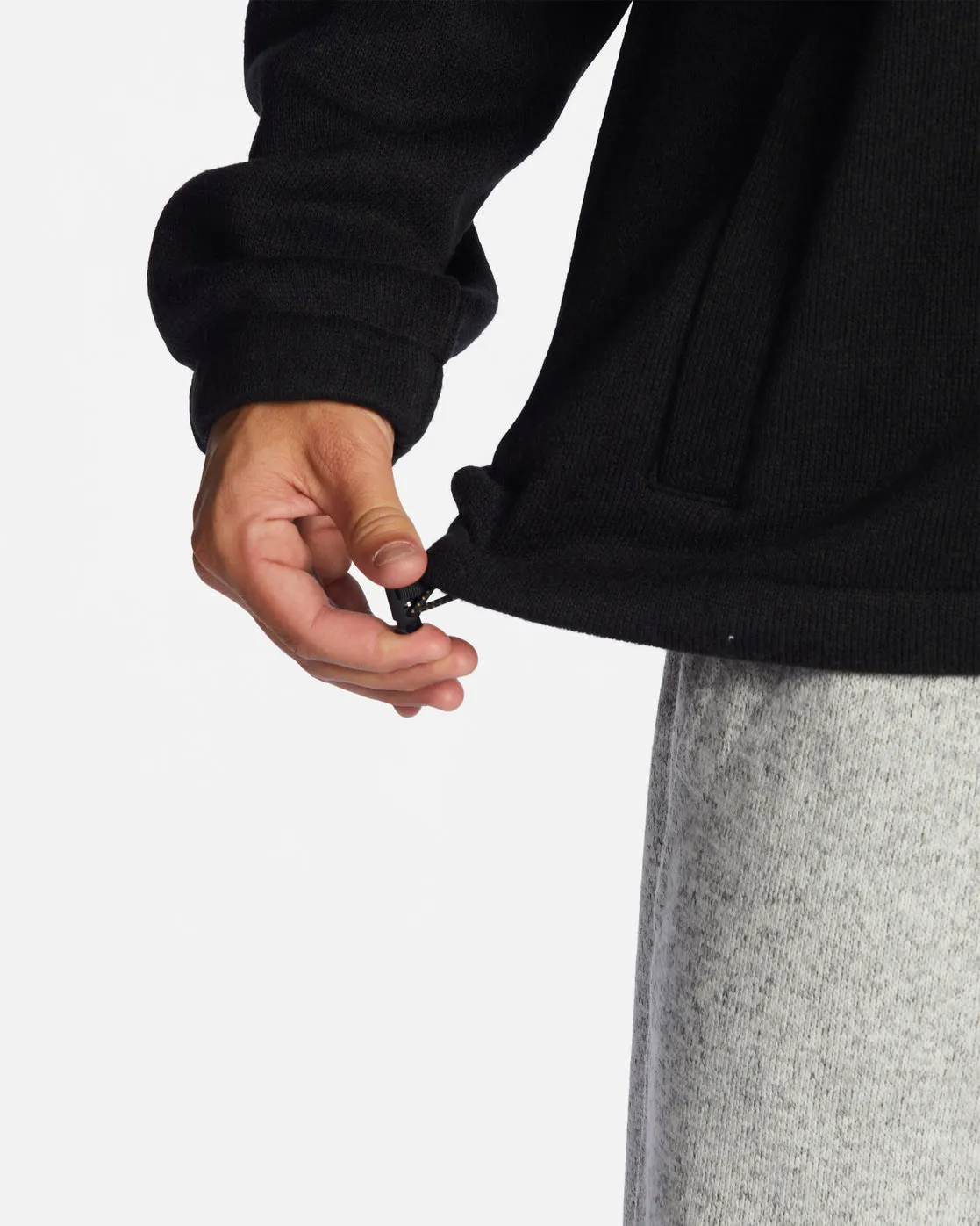 A/Div Boundary Hooded Half-Zip Pullover - Black Heather sold by Billabong product image thumbnail 5