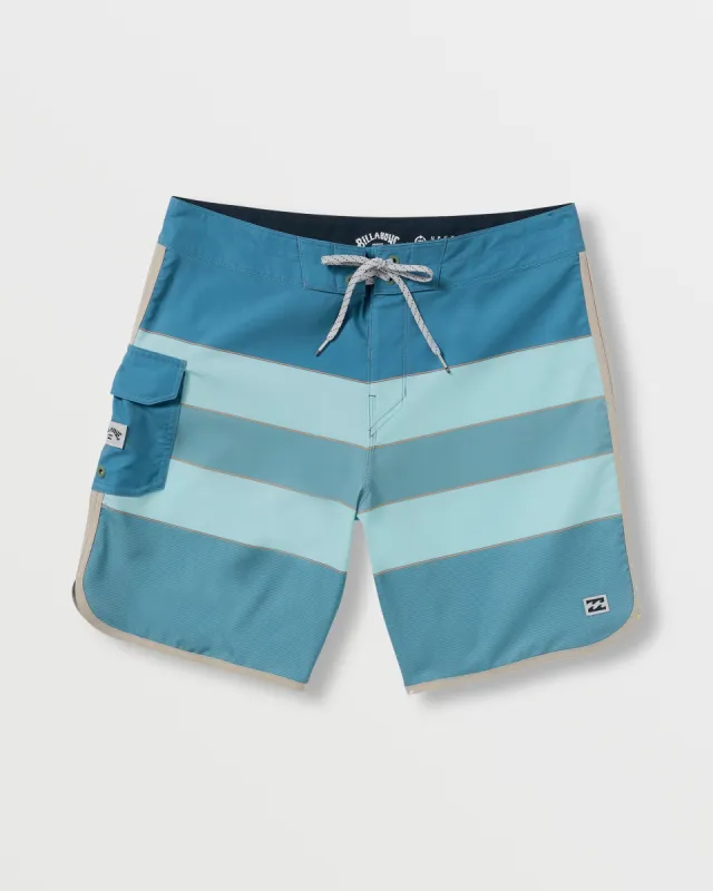 73 Pro Performance 17.5" Boardshorts - Dusty Blue sold by Billabong