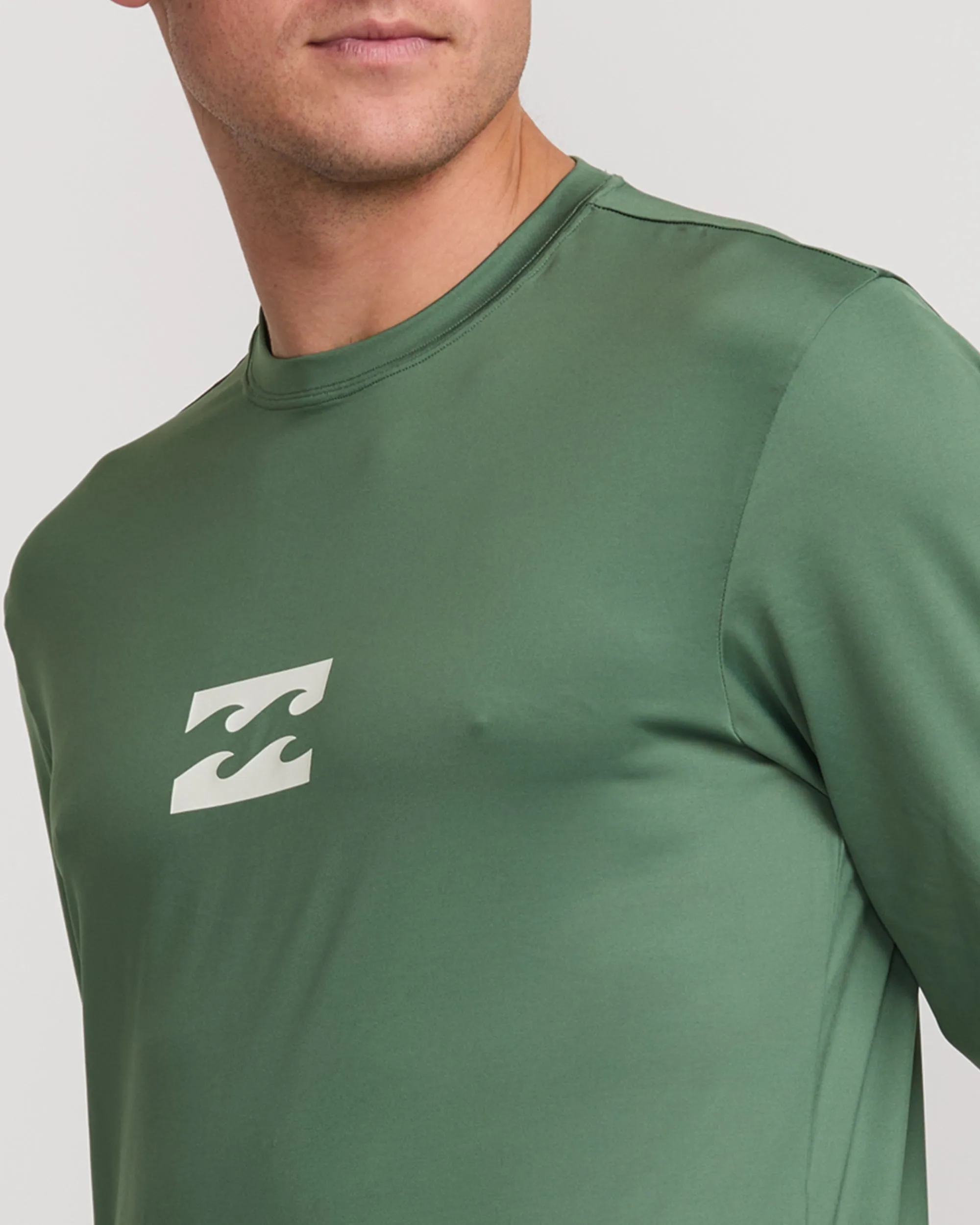 All Day Wave Loose Fit Long Sleeve Surf Tee - Moss sold by Billabong product image thumbnail 4